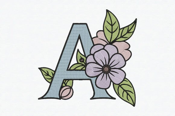 A Floral Alphabet Embroidery Design Review