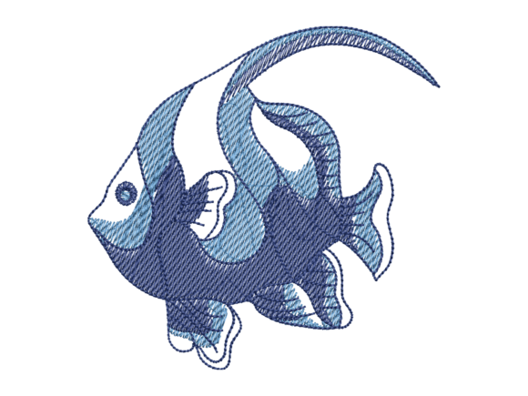 Blue Angelfish Embroidery Review for Boutique Apparel