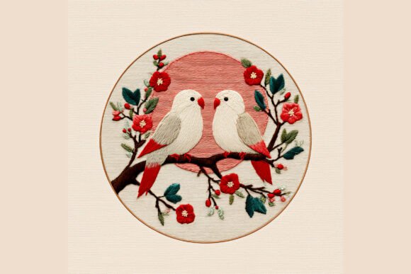Love Birds Hand Embroidery 21: A Designer's Review