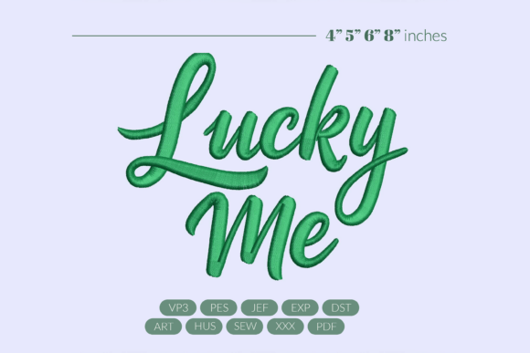 Lucky Me Script Embroidery: A Designer's Review for Boutique Sweatshirts