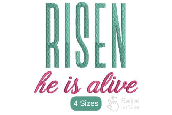 Risen He is Alive Embroidery Review